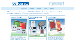 Desktop Screenshot of gutgesell.org