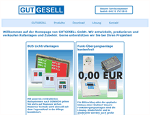 Tablet Screenshot of gutgesell.org